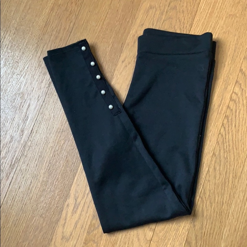 Girls pearl leggings